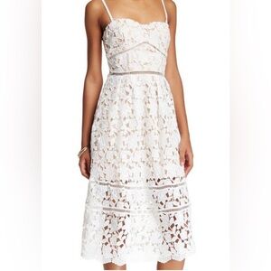 LULU’s Die Cut Lace Dress